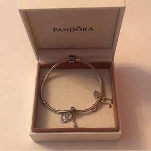 Pandora Charm Bracelet and Charms - Sterling